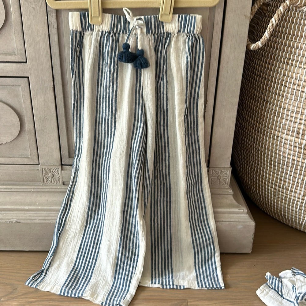 Pink Chicken Tassel Stripe  Pants